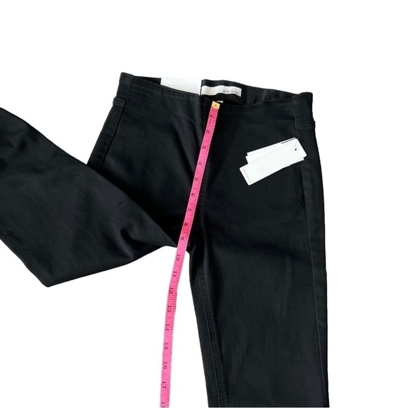 🆕 Ella Moss Anthropologie Pull on Flare Jeans Junior Black - Picture 12 of 13